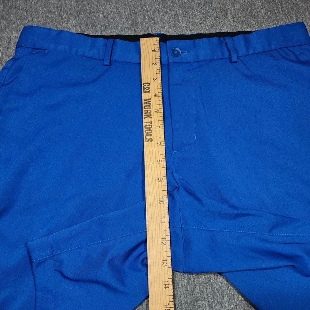 Nike‎ Golf Shorts 35 x8 Mens Blue Dri-FIT Standard Fit Performance Sport 18